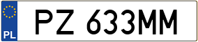 Truck License Plate